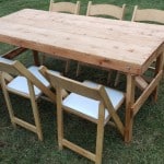 rustic vintage farmhouse table hire