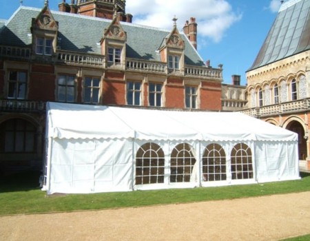 Within the grounds of a stately home