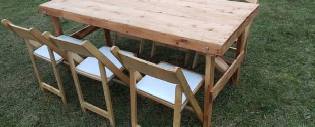 rustic vintage farmhouse table hire