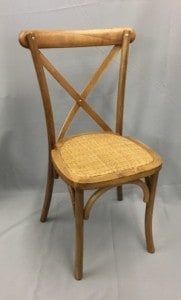 cross back chair